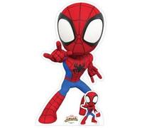 STAR CUTOUTS Figurine en carton - Spidey et ses amis extraordinaires - Spidey - Haut 90 cm Rouge G
