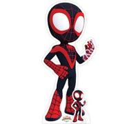STAR CUTOUTS Figurine en carton Spin - Spidey et ses amis extraordinaires - Haut 92 cm Noir