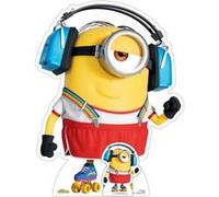 STAR CUTOUTS Figurine en carton Stuart en patins à roulettes - Les Minions 2 : Il était une fois Gru - Haut 89 cm Multicolors G