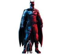 STAR CUTOUTS Figurine en carton The Batman Costume Rouge et Bleu Robert Pattinson Film 2022 - Haut 195 cm Noir G