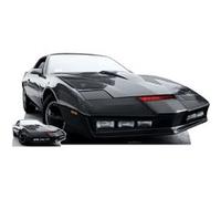 STAR CUTOUTS Figurine en carton voiture Kitt série télé K2000 Pontiac Firebird - Haut 194 cm Noir G