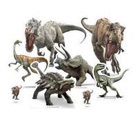 STAR CUTOUTS Figurines en carton de table Dinosaures et Jurassic World 20 cm Multicolors G