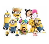 Figurines en carton - Minions - 25 cm - Jaune - Décoration de fête