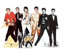 STAR CUTOUTS Fun Pack Ltd TT06 Presley Petites découpes en carton Elvis Décorations de fête pour les fans, les travaux manuels et les collectionneurs Produit officiel