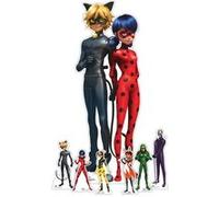 STAR CUTOUTS Lot de Figurines en carton - Miraculous - Ladybug et 6 Mini-Figurines - Haut 135 cm Multicolors G