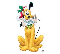 STAR CUTOUTS Ltd Fun Carton 1 Dimension Taille réelle Disney Pluto Carol Lettre au Père Noël 90 x 56 cm Décoration de Noël Parfaite pour Les fêtes d'enfants, grottes et vitrines de Magasin, Star Mini