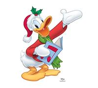 STAR CUTOUTS Ltd SC1271 Disney Donald Duck Quacker en Carton 1 Dimension Taille réelle 82 x 73 cm Décoration de Noël Parfaite pour Les fêtes d'enfants, grottes et vitrines de Magasin, Star Mini