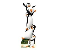 STAR CUTOUTS Ltd SC969 Madagascar Penguins Topsy Turvy, Carton, Multicolore, 160 x 57 x 160 cm