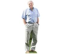 STAR CUTOUTS Mini Figurine en carton David Attenborough 90cm Multicolors