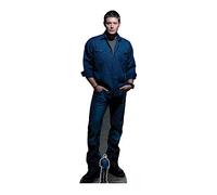 Star Cutouts SC1349 Dean Winchester Blue Shirt Jeans (Jensen Ackles Supernatural) Découpe en carton Taille réelle 186 cm de haut 61 cm de large Multicolore