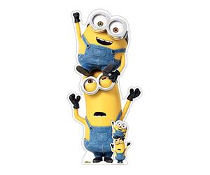 Star Cutouts SC4122 Kevin et Bob Minions Jouets en Carton découpés, décorations de fête, Chambre et Anniversaire