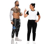 Star Cutouts SC4659 Jey USO Main Event - Découpe en Carton Hauteur 189 cm Produit Officiel Figurine en Carton WWE idéale pour Les Fans, Cadeaux, collectionneurs et présentoirs