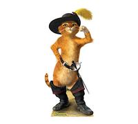 STAR CUTOUTS Shrek SC789 Mini découpe en Carton Motif Chat dans Les Bottes pour Fans et collectionneurs Hauteur 91 cm