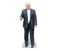 Star Cutouts - Silhouette de Donald Trump, Taille réelle, Carton, Multicolore, 188 x 71 x 188 cm