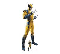 Star Cutouts Silhouette en Carton de Wolverine Hugh Jackman avec Support Mini Gratuit pour fêtes Marvel, Fans de Wolverine, Anniversaires, Cadeaux, fêtes et Fans