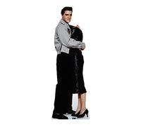 STAR CUTOUTS- Silhouette en Carton Elvis Debout Grandeur Nature avec Mini Support Gratuit, Cadeau Parfait pour Les Fans, Les collectionneurs, la Famille et Les Amis, Uni, SC2203, Multicolore