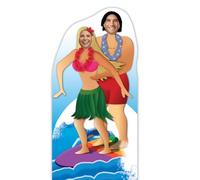 Star Cutouts - Stsc133 - Figurine Géante Passe-Tête en - Couple De Surfeur 186 Cm