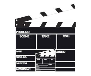 Star Cutouts - Stsc161 - Figurine Géante - Clap Cinéma - 84 Cm