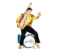 Star Cutouts - Stsc578 - Figurine Géante - Elvis Presley Or Batterie - 185 X 99 Cm