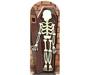 Star Cutouts - Stsc653 - Figurine Géante Passe-Tête - Squelette 180 X 72 Cm