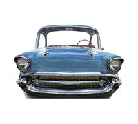 Star Cutouts - Stsc88 - Figurine Géante Passe-Tête - Voiture Bleue - Petit - 151 Cm