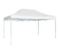 STAR SALE® Anti-UV Tente de réception pliable professionnelle 3x4 m Acier Blanc Pavillon Chapiteau de Jardin(2769)