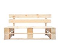 STAR SALE® Banc palette de jardin( 1 pc) - Banquette - bois 110x65x55 cm T4082