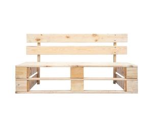 STAR SALE® Banc palette de jardin( 1 pc) - Banquette - bois 110x65x55 cm T4082