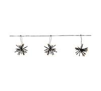 Star Star Guirlande lumineuse LED Ø 10 cm 4 m noire IP44 Quantité:1