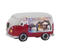Star Star Scène de Noël LED Santa/Bus 992-22 21 x 12,5 cm Batterie avec minuterie Quantité:1