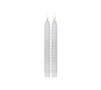 Star Trading 064-34 Bougie LED en cire véritable "Flamme Swirl Antique"