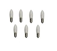 Star Trading Ampoules LED E10 55V. lot de 7 Transparent