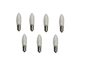 Star Trading Ampoules LED E10 55V. lot de 7 Transparent