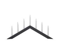 Star Trading Bougeoir Arrow 36cm Gris