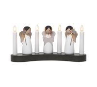 Star Trading Bougeoir de l'avent Angel choir Blanc