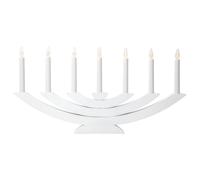 Star Trading Bougeoir de l'avent Navida Blanc