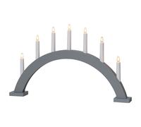 Star Trading Bougeoir de l'avent Trapp arc Gris