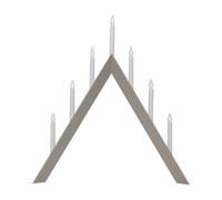 Star Trading Chandelier de l'Avent Arrow 64.5cm Beige