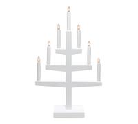 Star Trading Chandelier Trapp 54 cm blanc