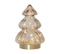 Star Trading Décoration de table Abete éclairage de Noël 18 cm Beige