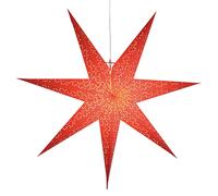 Star Trading Etoile de l'avent Dot 70 cm Rouge