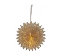 Star Trading Étoile en papier Dis 40 cm Marron