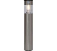 Star Trading - Lampe Solaire De Jardin Marbella, Acier Inoxydable, Détecteur De Mouvement