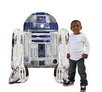 Star Wars 10039562 Airwalker Ballon en aluminium Motif R2D2 Multicolore 77,11 g