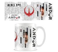 Star Wars: Andor - Mug (Taille unique) (Blanc/Noir/Rouge)