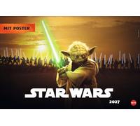 Star Wars Broschur XL Kalender 2027: Praktisch und ein absoluter Hingucker: Terminplaner groß mit den besten Szenen aus den Star Wars Filmen. Viel Platz für Termine für Star Wars Fans.