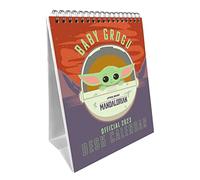 Star Wars Calendrier mandalorien 2023 - Calendrier de bureau mensuel 15 cm x 19 cm - Produit officiel