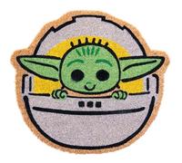 Erik Tapis d'entrée antidérapant The Mandalorian – Grogu 55 x 50 cm