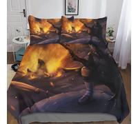 Star Wars Housse De Couette D Design Soft Avec Taie D¡®Oreiller,The Mandalorian Couette Respirante Avec Fermeture ¿¿ Glissi¿¿Re Girls Boys Bedding