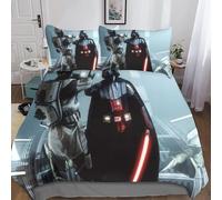 Star Wars Housse De Couette D Design Soft Avec Taie D¡®Oreiller,The Mandalorian Couette Respirante Avec Fermeture ¿¿ Glissi¿¿Re Girls Boys Bedding